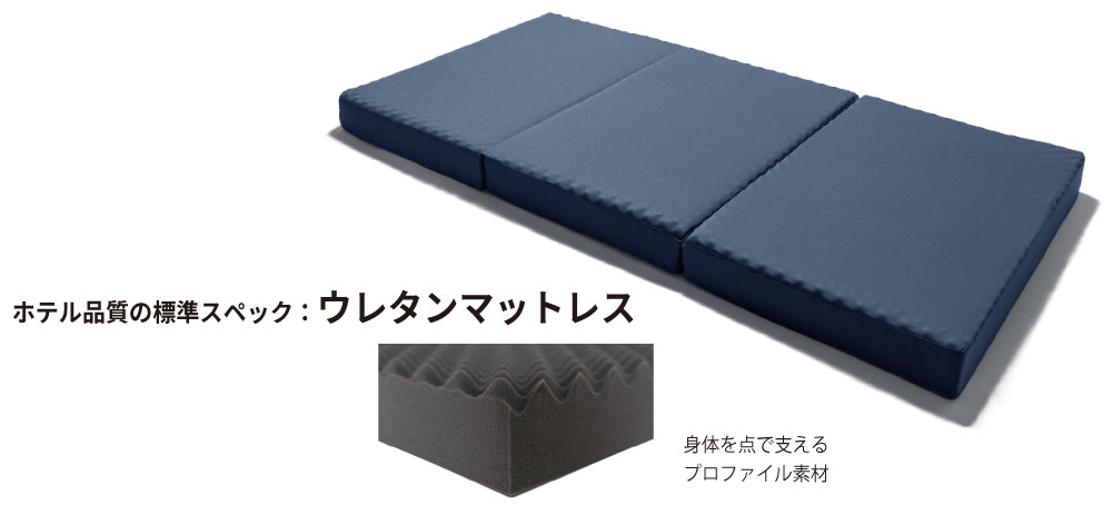 オリジナルの高反発ウレタン敷ふとん